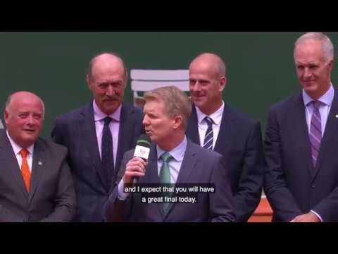 Hall of Fame Ring Presentation- Jim Courier, French Open 2019