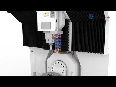 #Jingdiao's GRA150 5 Axis High Precision Machining Center Demo Video