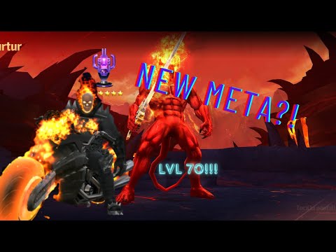 GHOST RIDER META at LVL 70???! - Marvel Future Fight