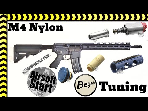 Begadi M4 Nylon Tuning Projekt by Airsoft Start