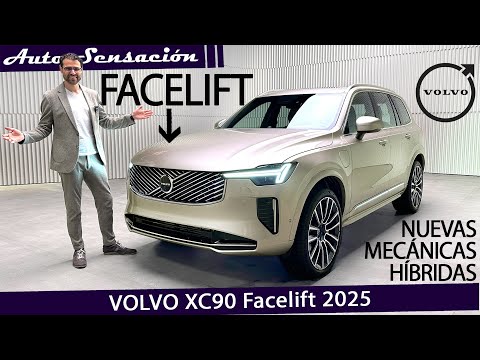 Presentación Volvo XC90 2025 facelift  . La era electrica de Volvo puede esperar.