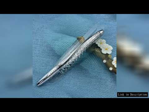 Pengcheng 146 Prism Engraving Version Metal Fountain Pen F Nib Geometric Series Original Design Busi