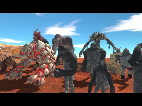 ENEMY PRIMATES + INFERNALS AGAINST BOSS GORO + BOSS SCOURGE  -  ARBS