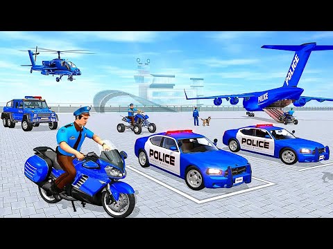 US Police Car Transporter Truck Cargo Ship Game 2 | Android iOS Gameplay