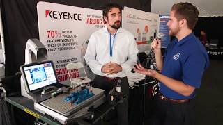 Keyence Demos the XM-T1200 Benchtop Coordinate Measuring Machine (CMM) at the SDTES