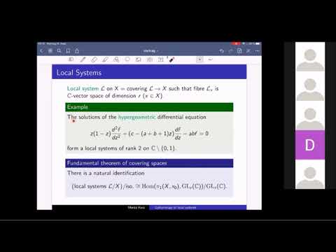 Moritz Kerz – Cohomology of local systems (Minkowski Lecture)