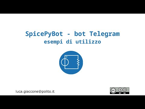 SpicePyBot - bot Telegram - esempi di utilizzo