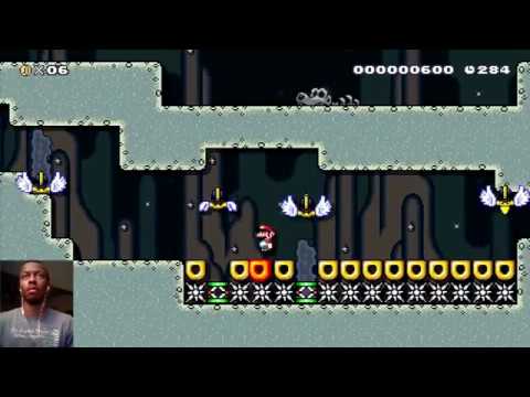 Super Mario Maker (17) - Cave of the Flying Munchers (Uploading My Level)