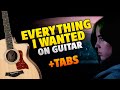 Billie Eilish - Everything I wanted (fingerstyle guitar cover, tabs)