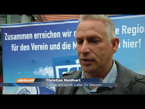 SV Meppen Spieler auf dem Bauernhof