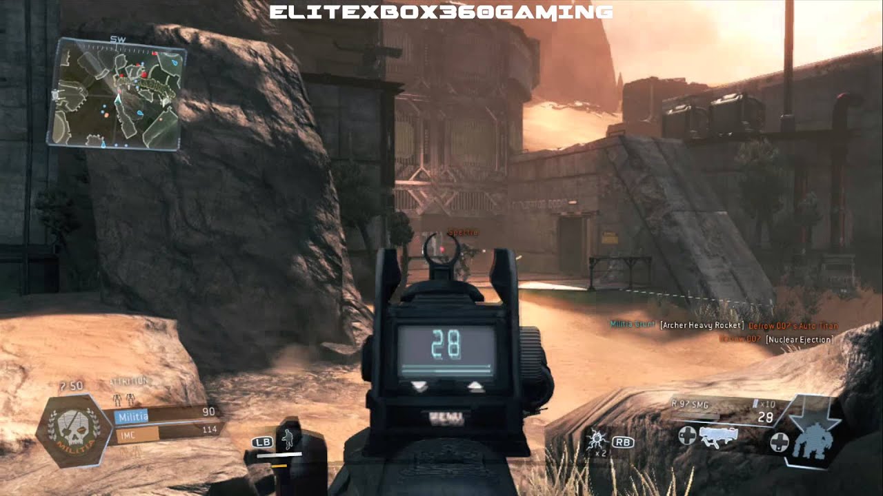 TITANFALL Xbox 360 Gameplay Quality Test (1080p HD) - YouTube