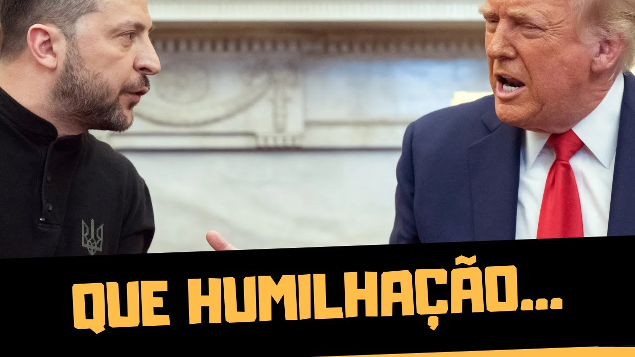 TRUMP HUMILHA ZELENSKY NA CASA BRANCA!!!