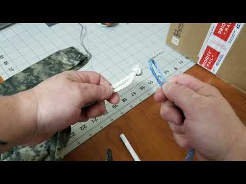 button knot soft  shackle as a continuous loop