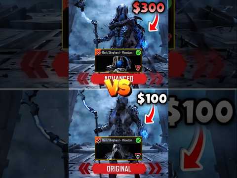 Base vs Maxed Out Mythic Dark Shepherd #codm