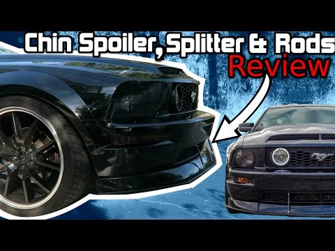 CDC Chin Spoiler & Splitter Upgrade w/ Splitter Rods REVIEW! (05-09 GT Mustang)