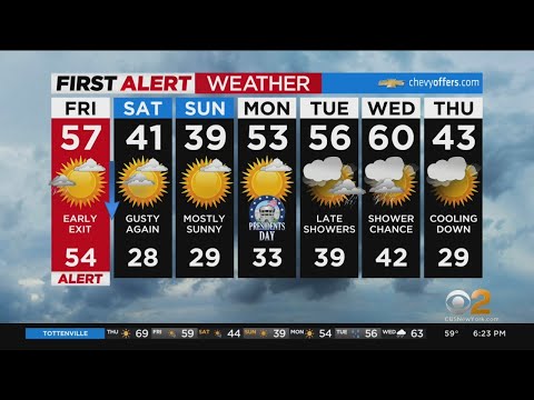 First Alert Forecast: CBS2 2/17 Evening Weather at 6PM