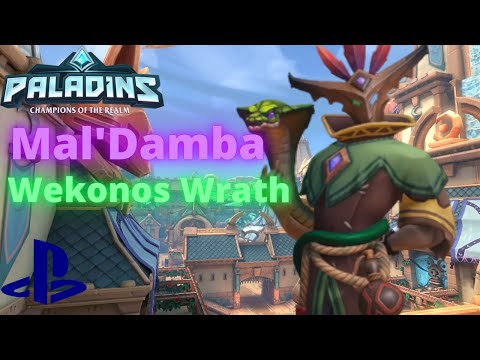 Paladins Wekonos Wrath Mal'Damba l Reload Stun Talent l PS4 Gameplay