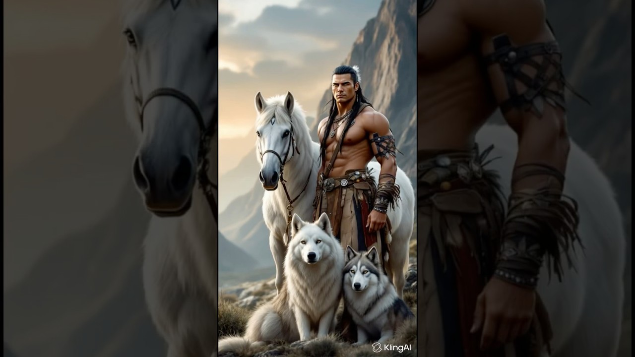 #warriornation #aiart #wolf #warriors #indian