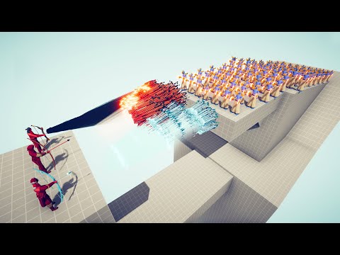 TRIO GODS vs 100x UNITS - Totally Accurate Battle Simulator TABS