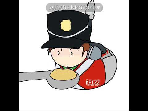 [#gutsandblackpowder ] Feeding Barry😋 #alightmotion