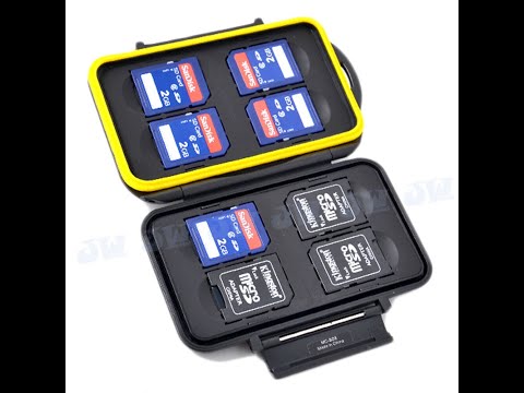 JJC (RUGGARD) MC-SD8 MEMORY CARD CASE – YOUR SD CARDS’ PERSONAL BODYGUARD
