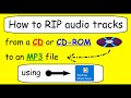 How to RIP audio tracks from any CD or CD-ROM using Windows Media Player.