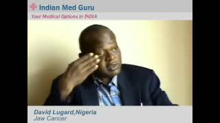 Mr. David Lugard, Nigeria patient video testimonial India
