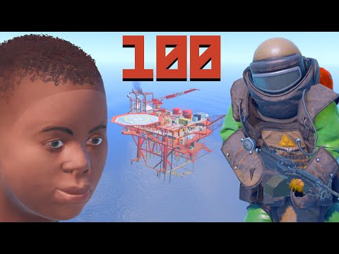 Loot from 100 heavy scientists in Rust