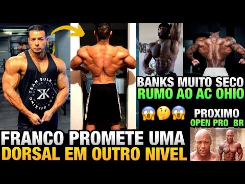 FRANCO MOSTRA DORSAL INSANA E PROMETE EVOLUIR MAIS + ERIN BANKS, DIOGO E MAIS