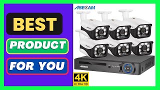 8MP Security Camera System 4K POE NVR Outdoor Video Surveillance