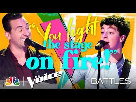 Anders Drerup vs. Tate Brusa - Post Malone's "Circles" Performance - The Voice Battles 2020