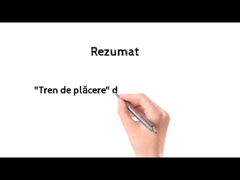 Tren de plăcere - rezumat după Ion Luca Caragiale