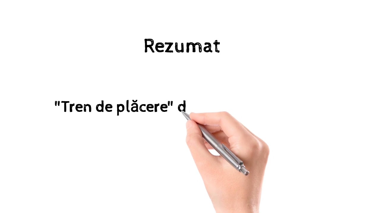 Tren de pl?cere - rezumat dup? Ion Luca Caragiale