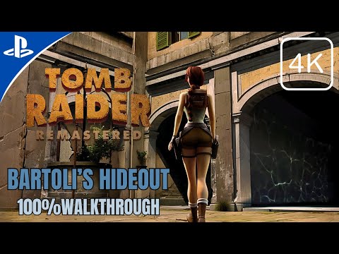 Tomb Raider 2 Remastered - Bartoli's Hideout 100% Walkthrough No Commentary (PS5)