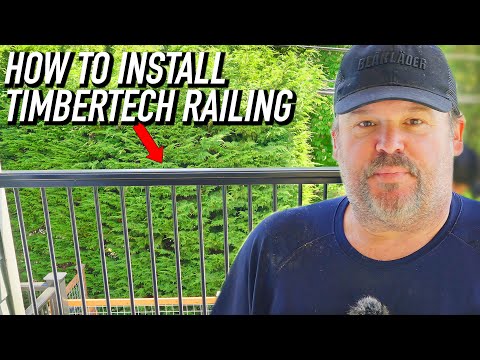 How To Install TimberTech Classic Composite Rail Kits || Dr Decks