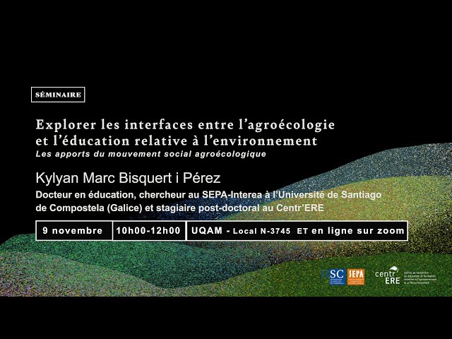 Conférence: «Explorer les interfaces entre l&rsquo;agroécologie et l&rsquo;ERE»