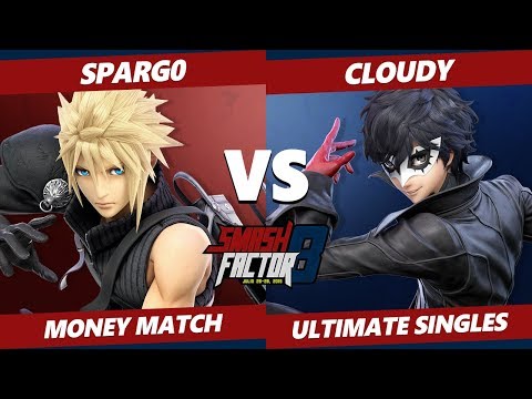 SF8 SSBU - Spargo (Cloud) Vs. Cloudy (Joker, Pokemon Trainer) Smash Ultimate Tournament Money Match