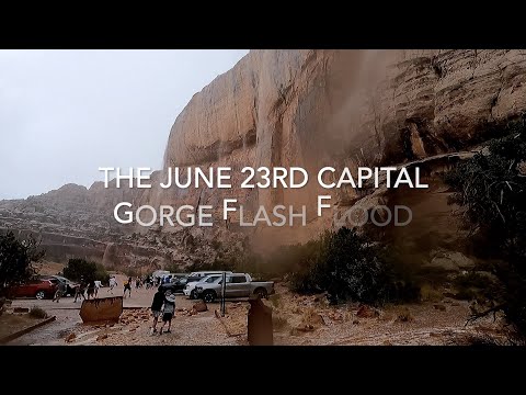 Unsere Rettungsaktion bei der Sturzflut in der Capitol Gorge am 23. Juni 2022