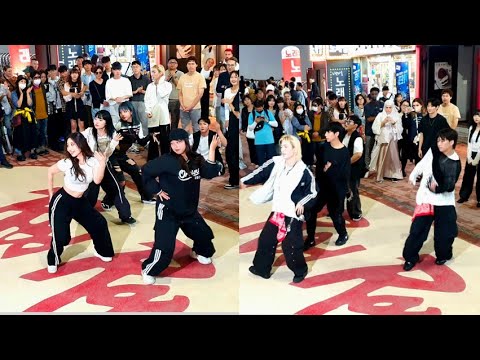 [STREET ARTIST] ONESHOT CREW. INTERACTIVE HONGDAE BUSKING. 240921.