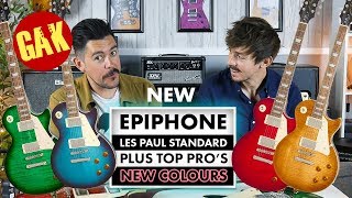 Video thumbnail for NEW COLOURS | Epiphone Les Paul Standard Plustop PROs by GAK