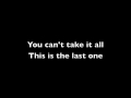 Cary Brothers - The Last One (Lyrics)