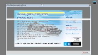 14. E-Manifest - Quản lý danh mục cần thiết cho hệ thống