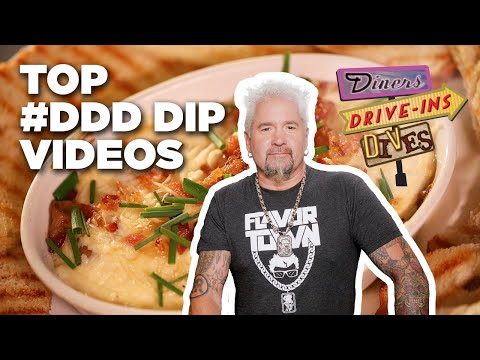 Top #DDD Dip Videos with Guy Fieri | Diners, Drive-Ins and Dives | Food Network