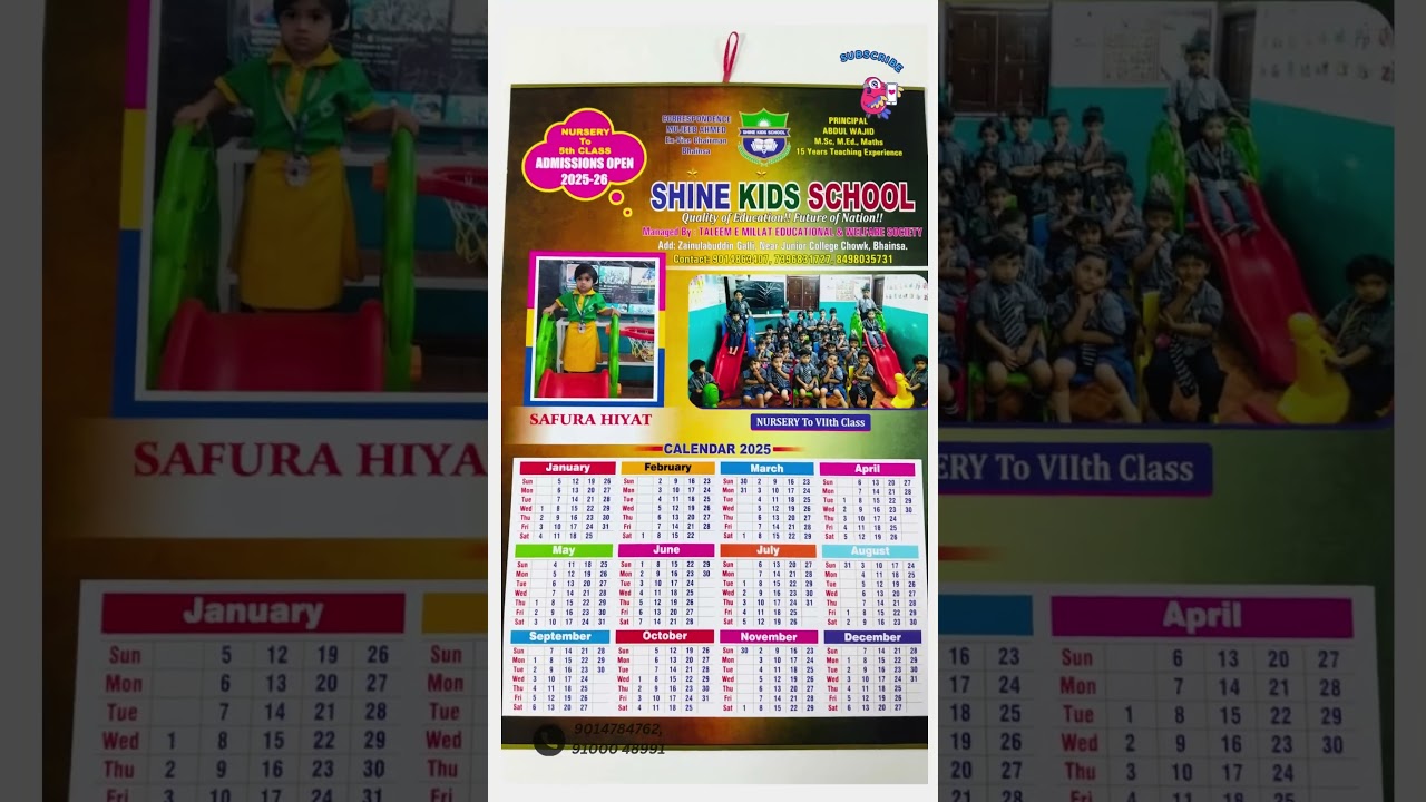 Customized wall calendar || 9014784762, 91000 48997 || #calendar  #wallcalendar #brandingideas