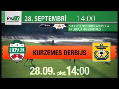 Tiešraide: SMScredit.lv futbola Virslīgas čempionāta spēle starp FK Liepāja un FK Ventspils