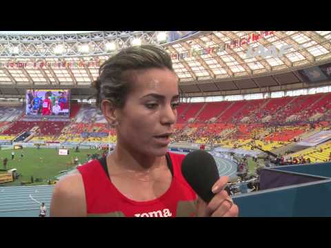 Moscow 2013 - Rababe ARAFI MAR - 1,500m Women - Heat 2