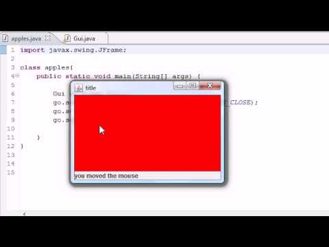 Java Video Tutorial Part 76 Mousemotionlistener Interface