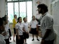 Kids at the Goldstone School, Cambodia, experience a ZiksanaKIDZ workshop series on self-awareness, communication, and teamwork.