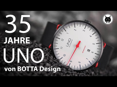 Die schönste aller Einzeigeruhren? Die Botta UNO 35 Edition Limited - 4K