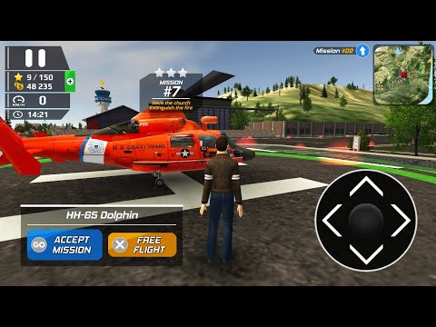 Flying And Car Driving - Helicopter Flight Pilot Simulator - HFPS Android Gameplay #1